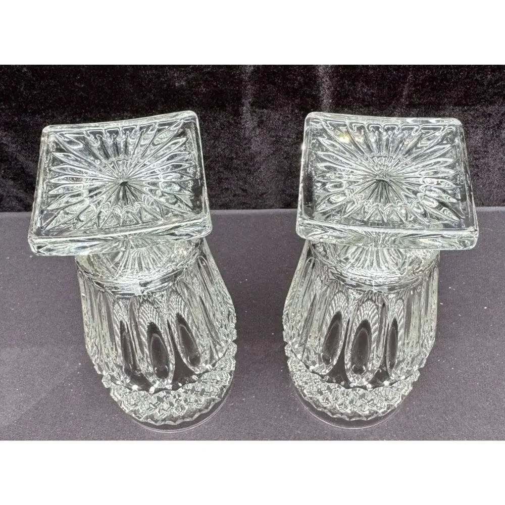 Set Of 2 Westmoreland Clear Waterford Iced Tea Goblets 7” Tall EUC -8/28/24